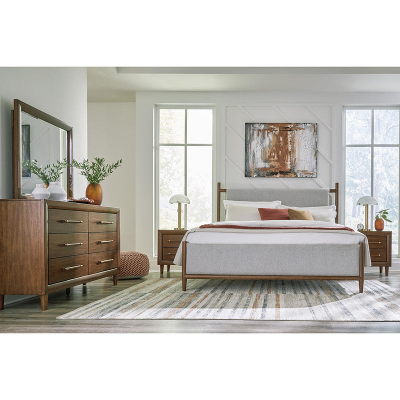 Signature Design by Ashley Lyncott Queen Upholstered Panel Bed B615-81/B615-97 IMAGE 8