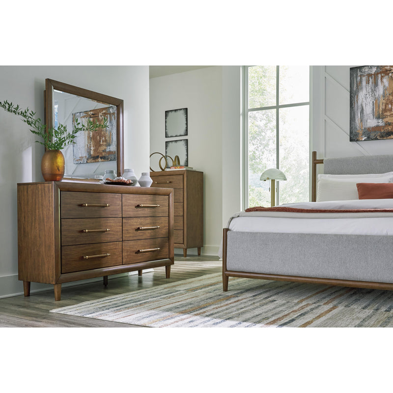 Signature Design by Ashley Lyncott Queen Upholstered Panel Bed B615-81/B615-97 IMAGE 9