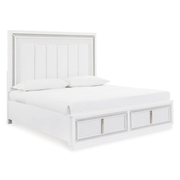 Signature Design by Ashley Chalanna King Upholstered Bed with Storage B822-58/B822-56S/B822-97 IMAGE 1