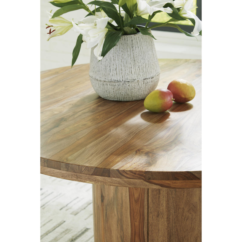Signature Design by Ashley Round Dressonni Dining Table D790-50 IMAGE 4