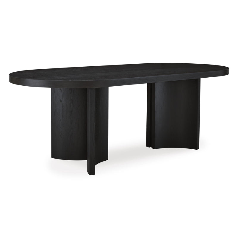 Signature Design by Ashley Oval Rowanbeck Dining Table D821-25 IMAGE 1