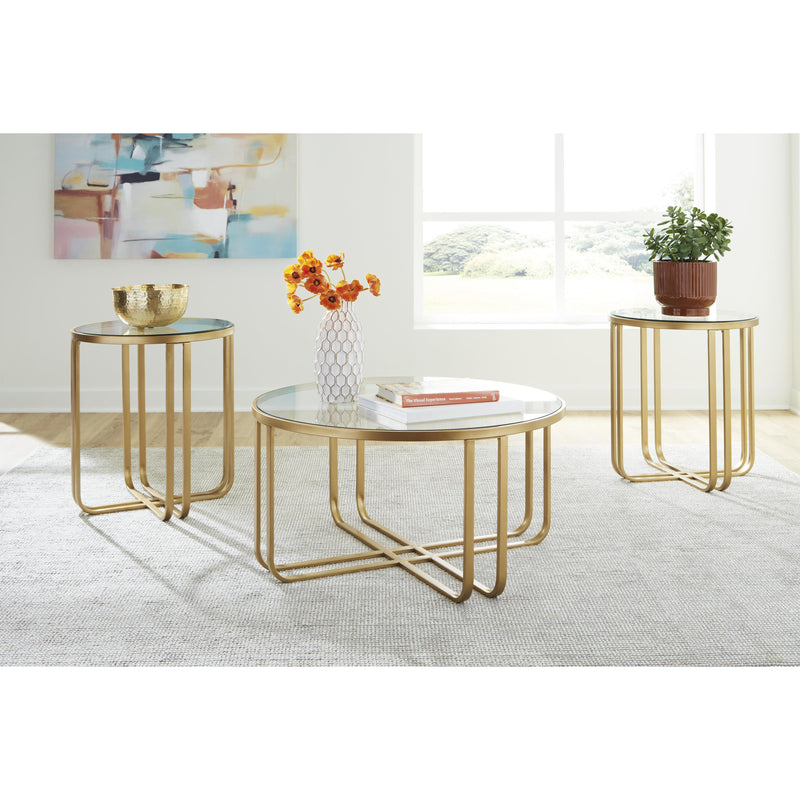 Signature Design by Ashley Milloton Occasional Table Set T398-13 IMAGE 3