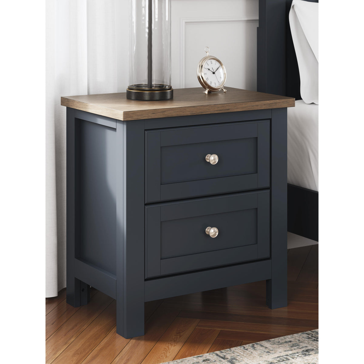 Signature Design by Ashley Landocken B414-92 Two Drawer Night Stand