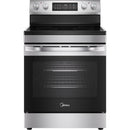  Midea 30-inch, 6.3 Cu.Ft. Free Standing Electric Range MER30B14ASTC IMAGE 1