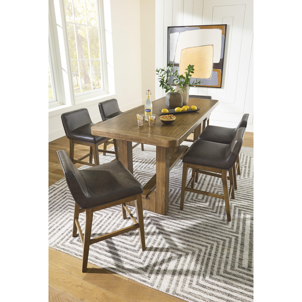 Signature Design by Ashley Cabalynn D974-13 Rectangular Dining Room Co