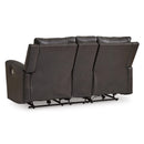  Signature Design by Ashley Boxmere U1310096 Double Reclining Power Loveseat with Console IMAGE 5