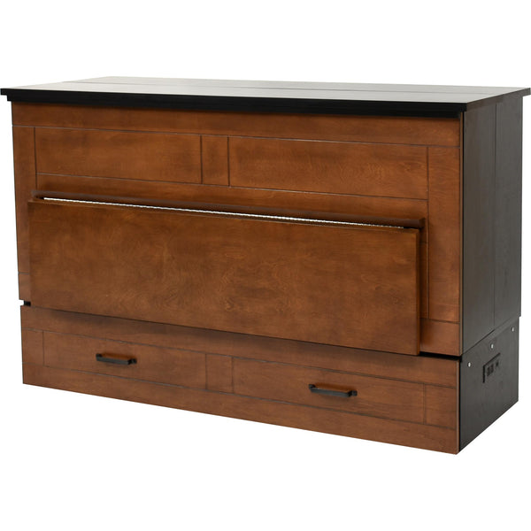 Cabinet Bed Studio Queen Cabinet Bed Studio Series - Cojoba and Black IMAGE 1
