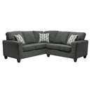  Minhas Furniture Delano Fabric Sectional 6818-CR-SEC IMAGE 1