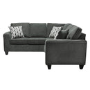  Minhas Furniture Delano Fabric Sectional 6818-CR-SEC IMAGE 3
