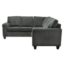  Minhas Furniture Delano Fabric Sectional 6818-CR-SEC IMAGE 4