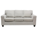Minhas Furniture Stationary Fabric Sofa 8181 Sofa Light Ash IMAGE 2