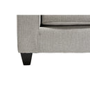 Minhas Furniture Stationary Fabric Sofa 8181 Sofa Light Ash IMAGE 4