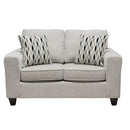 Minhas Furniture Delano Stationary Fabric Loveseat 8181 Loveseat Beige IMAGE 1