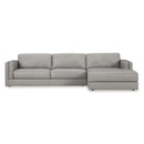 Signature Design by Ashley Amiata 57404S2C 2 pc Sectional with Chaise IMAGE 2