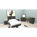 Dynamic Furniture King Panel Bed with Storage 290-614/290-439/290-794 IMAGE 2