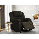  Primo International Stefan Power Fabric Recliner Stefan Power Recliner - Grey (1) IMAGE 1