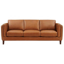Amax Leather Pacer 6720-30-2362A Sofa - Nutmeg IMAGE 1