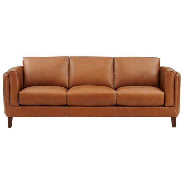 Amax Leather Pacer 6720-30-2362A Sofa - Nutmeg IMAGE 1