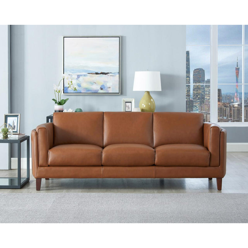 Amax Leather Pacer 6720-30-2362A Sofa - Nutmeg IMAGE 3