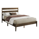 Monarch I 6066Q Queen Bed - Walnut IMAGE 1
