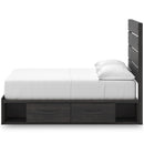 Signature Design by Ashley Hollivern B2108B16 Full Panel Bed with Storage IMAGE 5