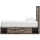 Signature Design by Ashley Graystorm B2405B19 Twin Panel Bed with Storage IMAGE 5