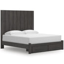 Signature Design by Ashley Fraluna B3370B9 King Panel Storage Bed IMAGE 1