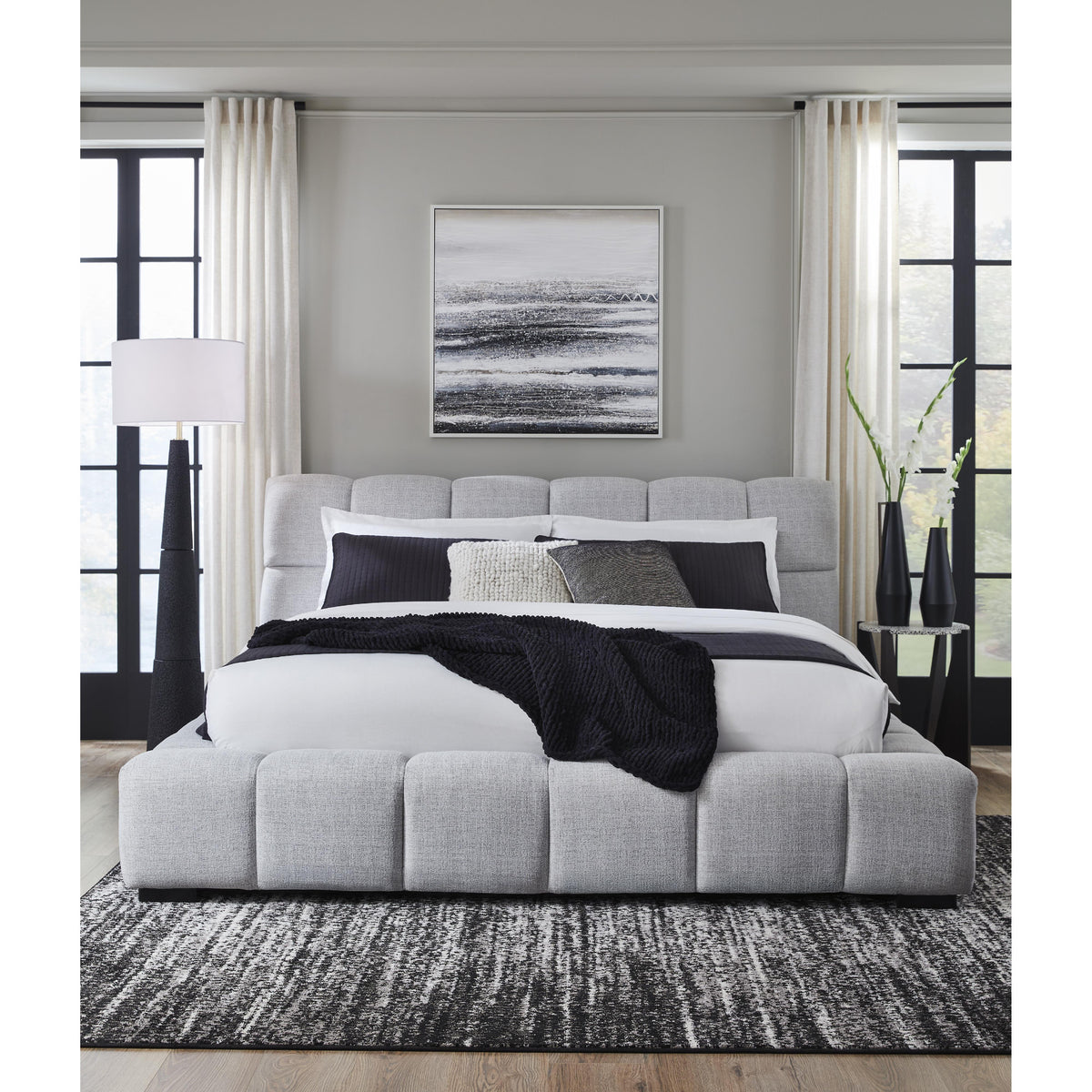 Signature Design by Ashley Grendusk PCB584B2 King Upholstered Bed