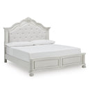 Benchcraft Montelaine B795B2 Queen Upholstered Panel Bed IMAGE 1