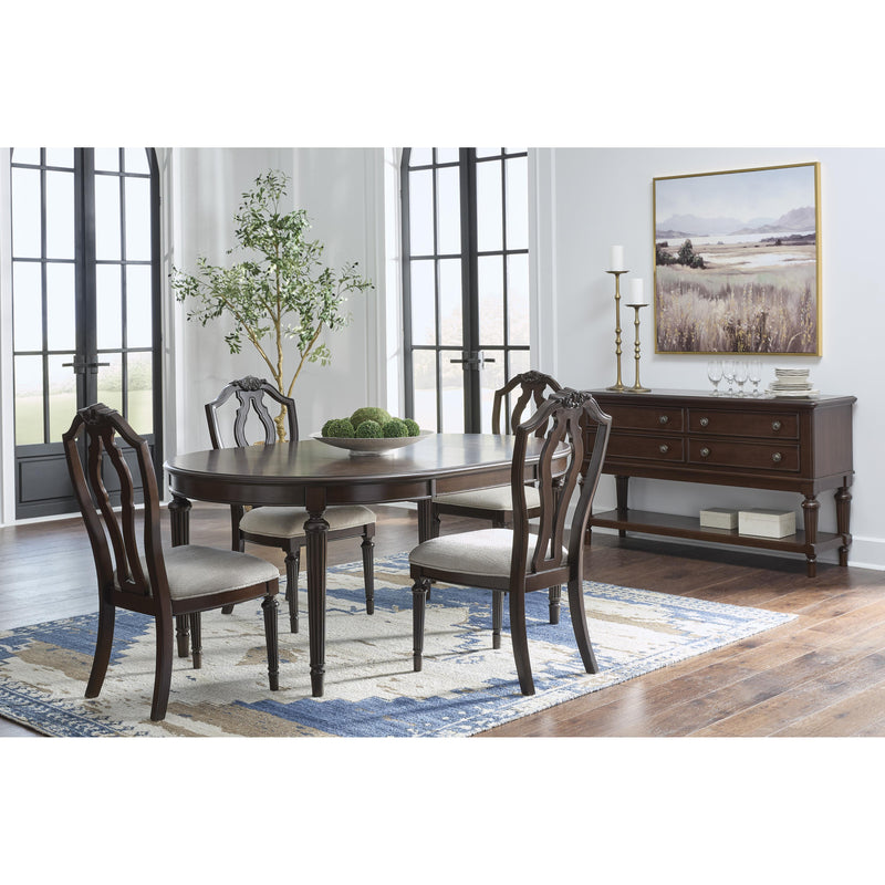 Signature Design by Ashley Lavinton D764-35 Oval Dining Room Extension Table IMAGE 15