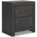 Signature Design by Ashley Hollivern PCB2108-92 Two Drawer Night Stand IMAGE 1
