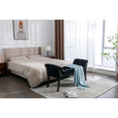  Titus Furniture T818-BK Bench (Black) IMAGE 1