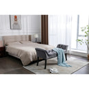  Titus Furniture T818-GR Bench (Grey) IMAGE 1