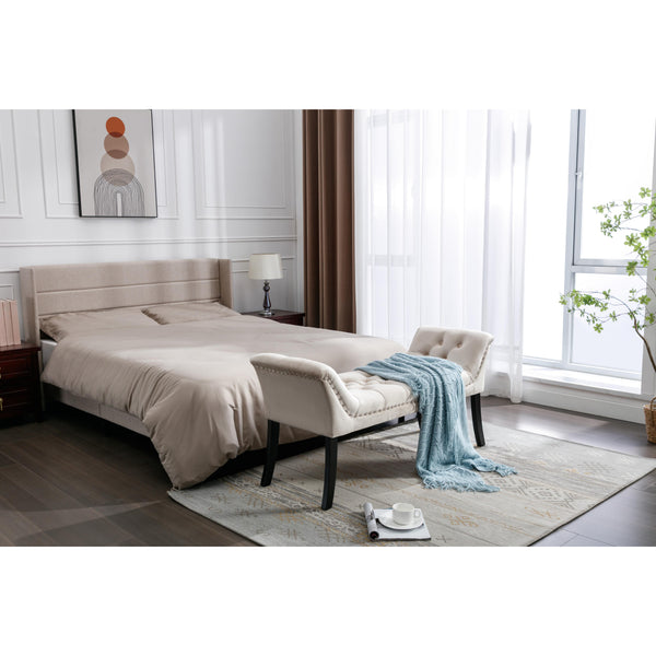  Titus Furniture T818-WH Bench (White) IMAGE 1