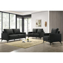  Titus Furniture T1176B-S Sofa (Black) IMAGE 2