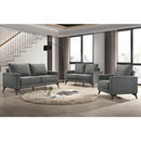 Titus Furniture T1176C-S Sofa (Charcoal) IMAGE 2