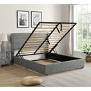  Titus Furniture T2160G-Q 60" Storage Platform Bed (Grey) IMAGE 2