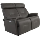 Fjords of Norway Rome Power Reclining Leather Loveseat Rome Power Reclining Loveseat - Graphite IMAGE 1
