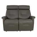 Fjords of Norway Rome Power Reclining Leather Loveseat Rome Power Reclining Loveseat - Graphite IMAGE 2