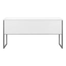 Monarch I 7728 72"L Office Hutch - White/Silver IMAGE 5