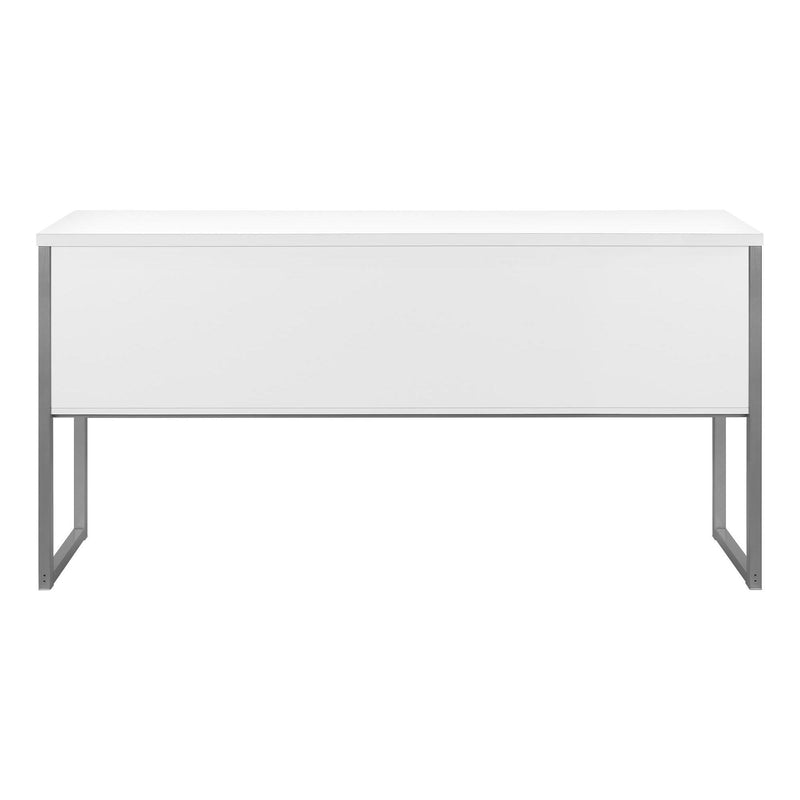 Monarch I 7728 72"L Office Hutch - White/Silver IMAGE 5