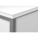 Monarch I 7728 72"L Office Hutch - White/Silver IMAGE 8