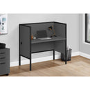 Monarch I 7734 48"L Office Cubicle - Grey/ Black IMAGE 1