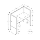 Monarch I 7734 48"L Office Cubicle - Grey/ Black IMAGE 4