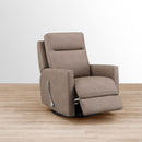 Amax Leather EZ Comfort Swivel Leather Look Recliner 8066C A956 IMAGE 2