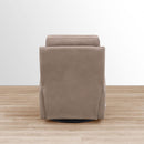 Amax Leather EZ Comfort Swivel Leather Look Recliner 8066C A956 IMAGE 5