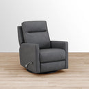 Amax Leather EZ Comfort Swivel Leather Look Recliner 8066C A957 IMAGE 1