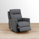 Amax Leather EZ Comfort Swivel Leather Look Recliner 8066C A957 IMAGE 2