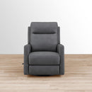 Amax Leather EZ Comfort Swivel Leather Look Recliner 8066C A957 IMAGE 4