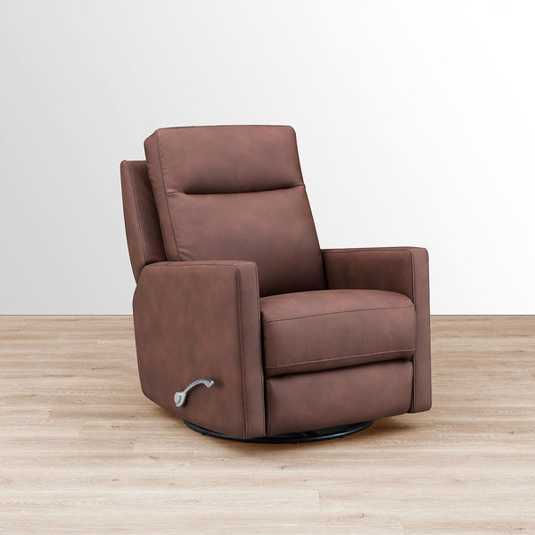 Amax Leather EZ Comfort Swivel Leather Look Recliner 8066C A962 IMAGE 1